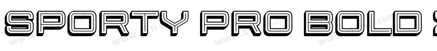 Sporty Pro Bold XP字体转换 Sporty Pro Bold XP字体转换